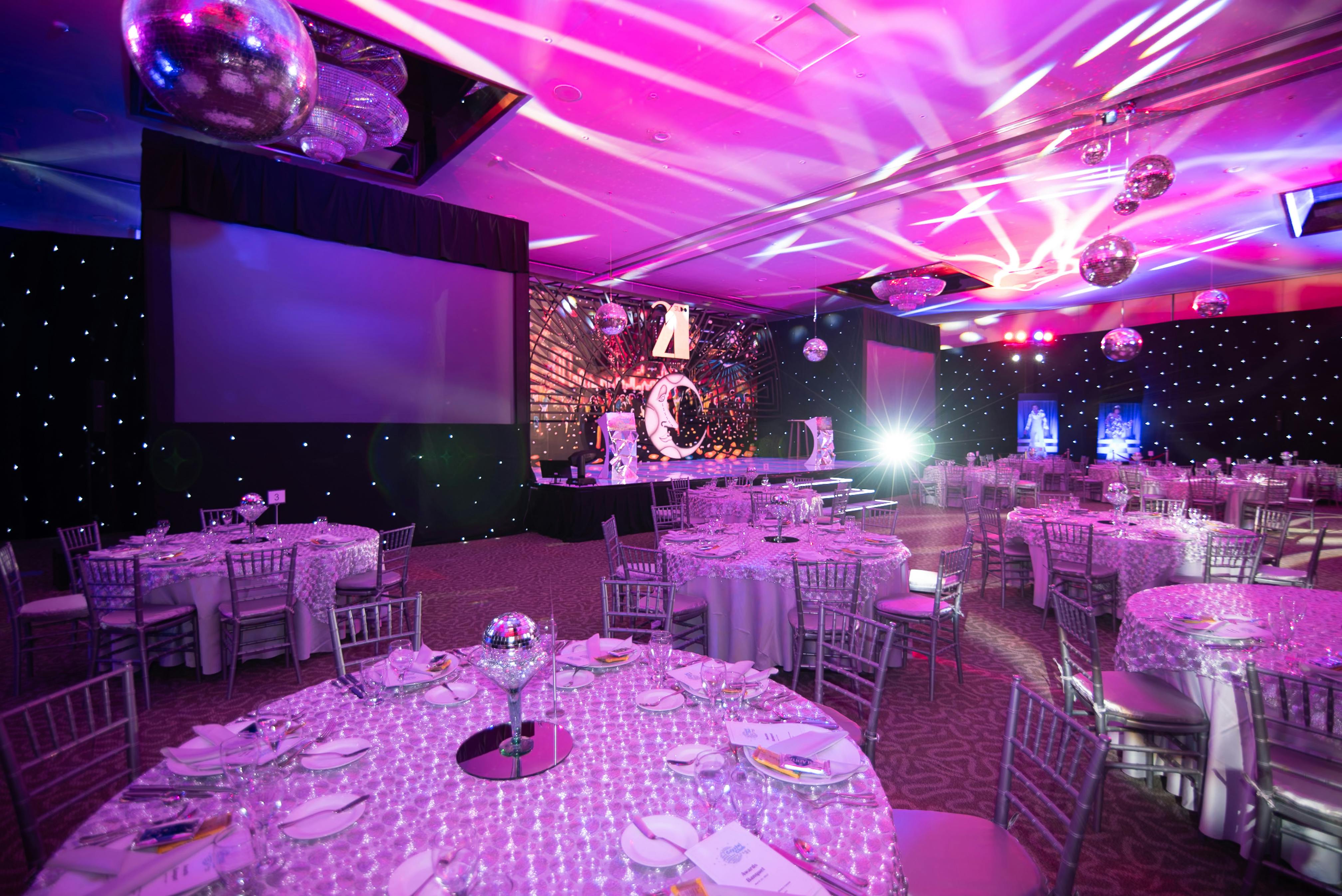Corporate event stage